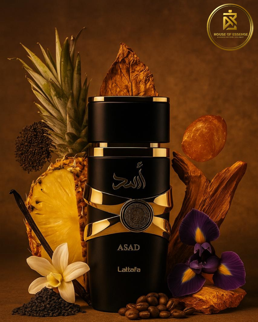Lattafa Asad Eau de Parfum – 100% authentic men’s fragrance from House Of Essence, available in Sri Lanka