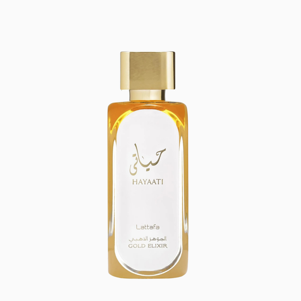 Lattafa Hayaati Gold Elixir Eau de Parfum – 100% authentic unisex fragrance from House Of Essence, available in Sri Lanka.