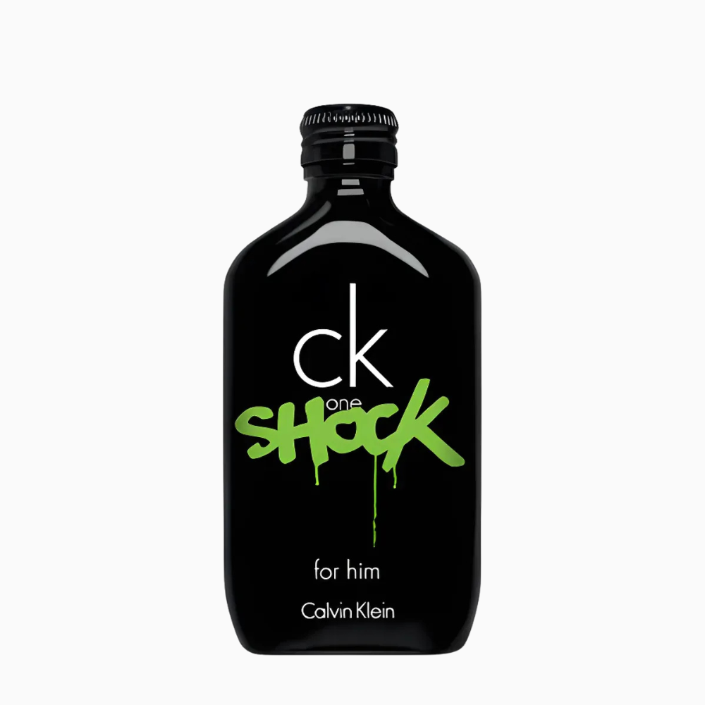 CK One Shock for Him , “Turn up the attitude — CK One Shock for Him .