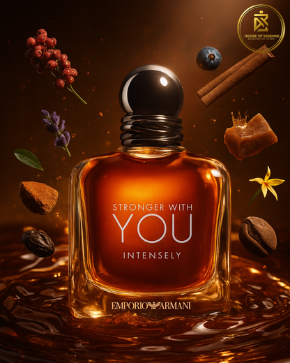 Emporio Armani  stronger with you intensely . Now available in house of essence Sri Lanka