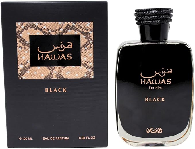Rasasi Hawas Black for Him Eau de Parfum – intense woody masculine Designer Perfume & Fragrance
at houseofessence.lk