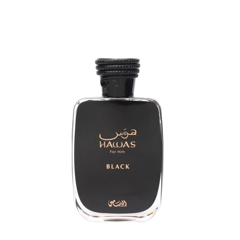 Rasasi Hawas Black Eau de Parfum – intense woody masculine Designer Perfume & Fragrance
at houseofessence.lk