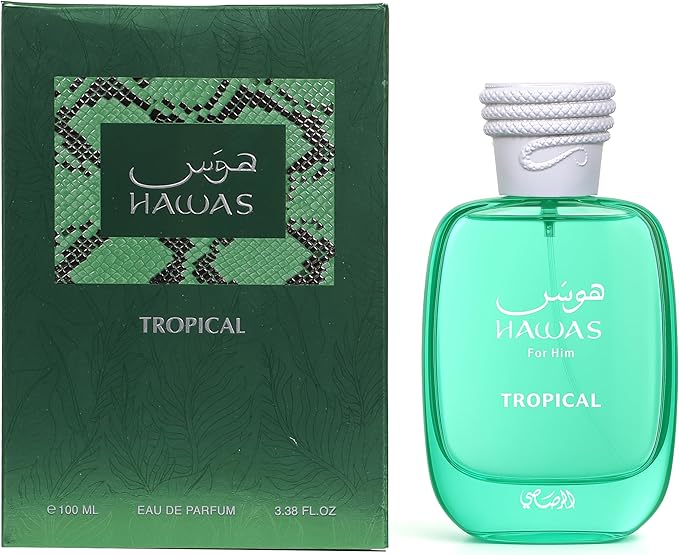 Rasasi Hawas Tropical Eau de Parfum for men – fresh tropical Designer Perfume & Fragrance at House of Essence Sri Lanka