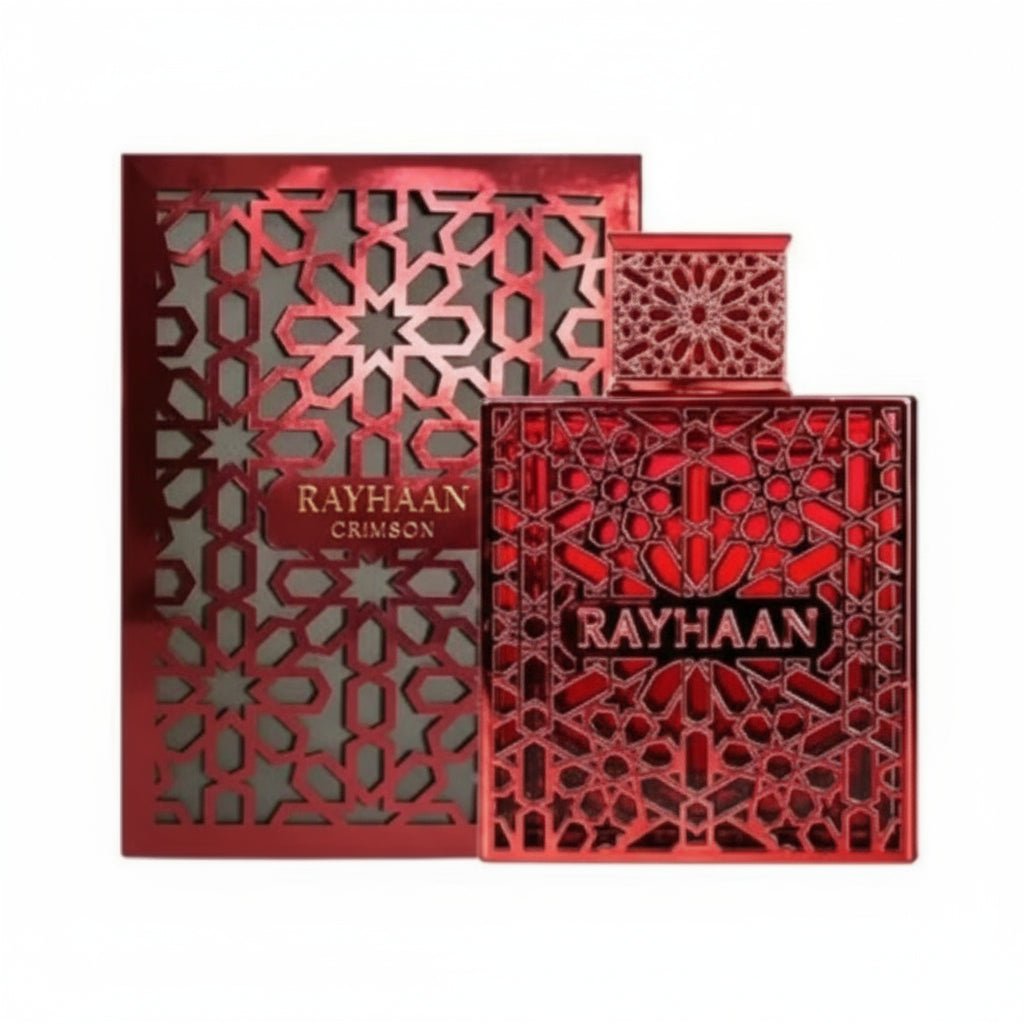 Rayhaan Crimson Eau de Parfum – warm woody and spicy scent for men Perfume & Fragrance at House of Essence Sri Lanka at HouseofEssence.lk Sri Lanka