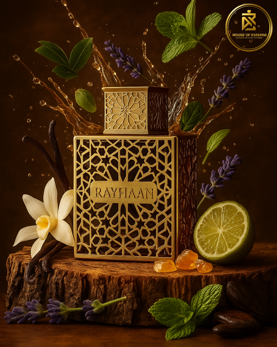 Rayhaan Elixir Eau de Parfum – luxurious oriental amber Designer fragrance at HouseofEssence.lk Sri Lanka