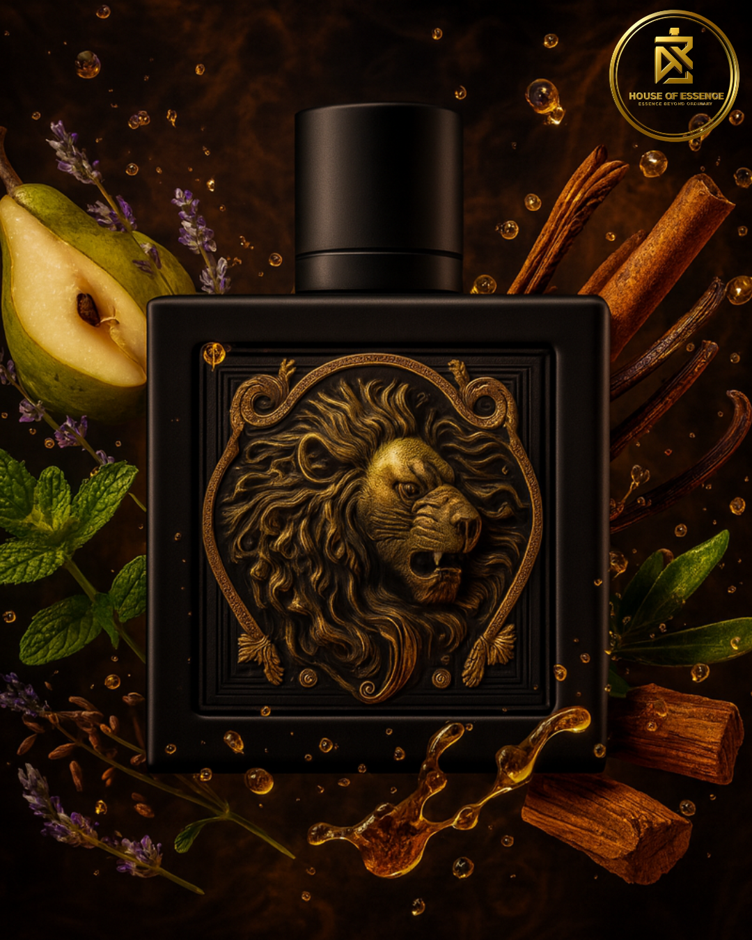 Rayhaan Lion Eau de Parfum – bold woody amber Perfume & fragrance for men at Houseofessence.lk Sri Lanka