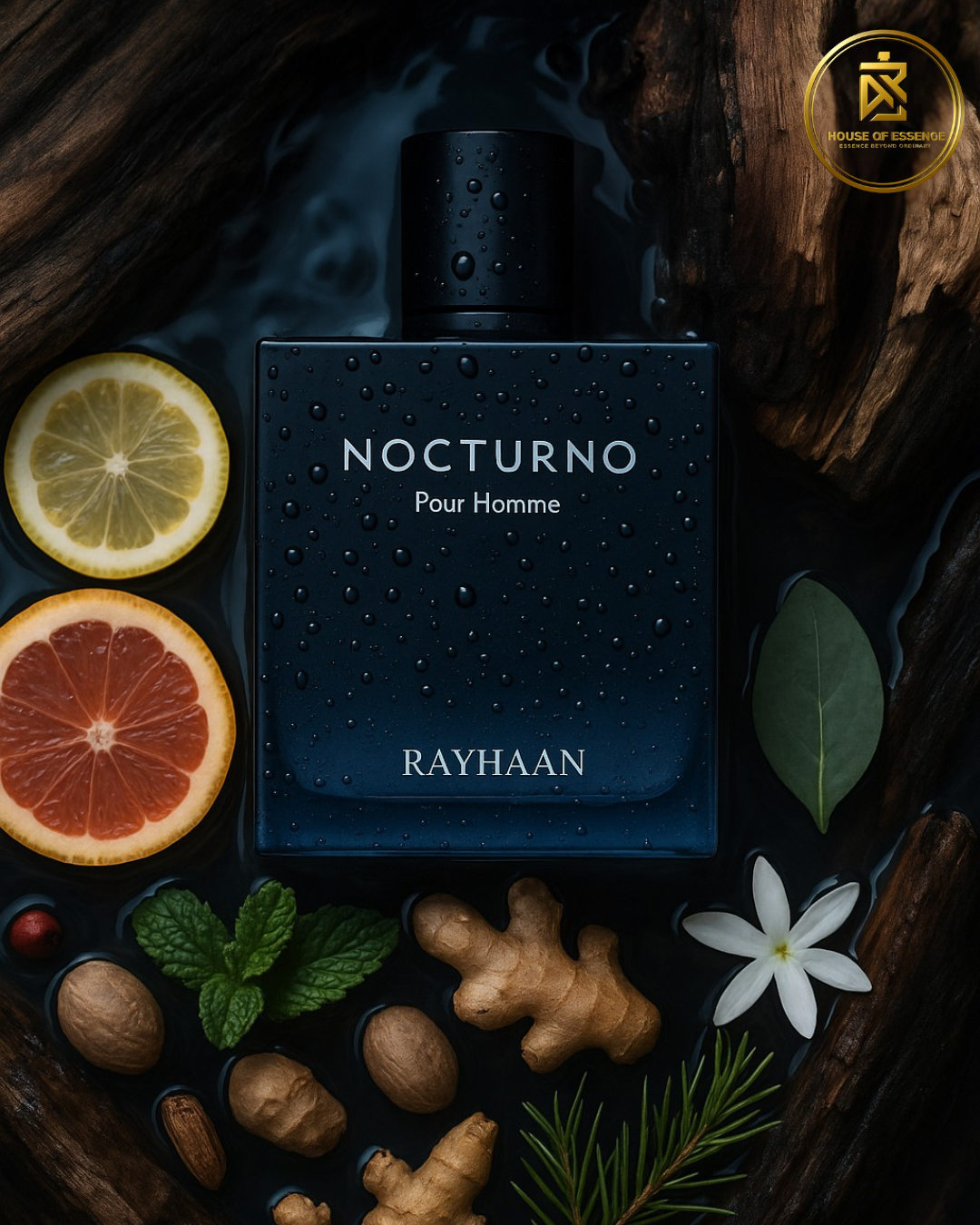 Rayhaan Nocturno Eau de Parfum – deep oriental night Designer Perfume & fragrance at Houseofessence.lk Sri Lanka