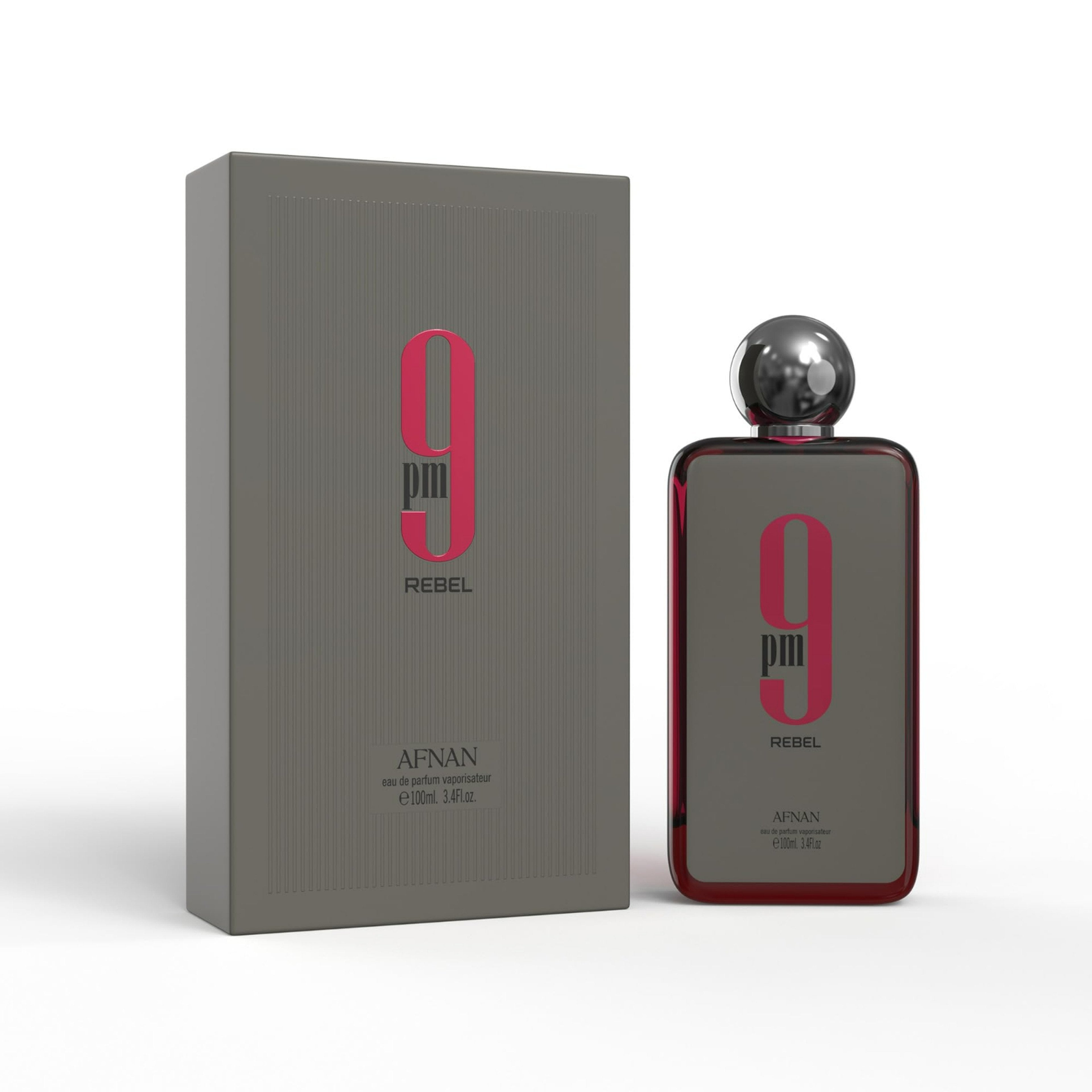 Afnan 9PM Rebel Eau de Parfum bottle – 100% authentic men’s fragrance from House Of Essence, available in Sri Lanka.