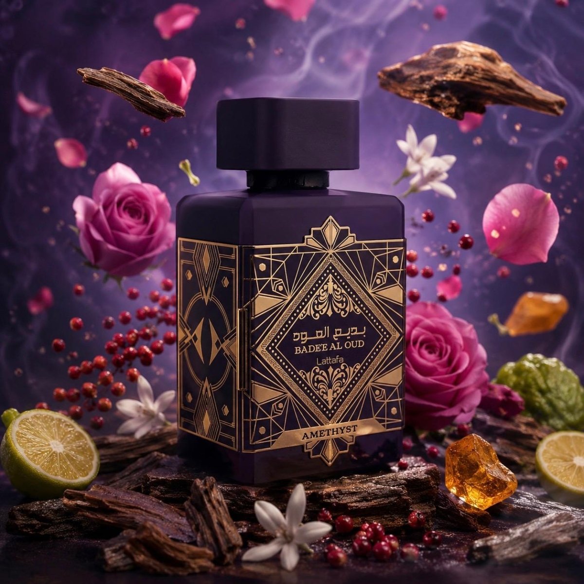 Lattafa Badee Al Oud Amethyest 100ML - House of Essence