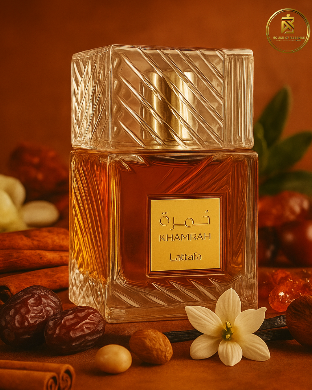 Lattafa Khamrah Eau de Parfum – 100% authentic unisex fragrance from House Of Essence, available in Sri Lanka