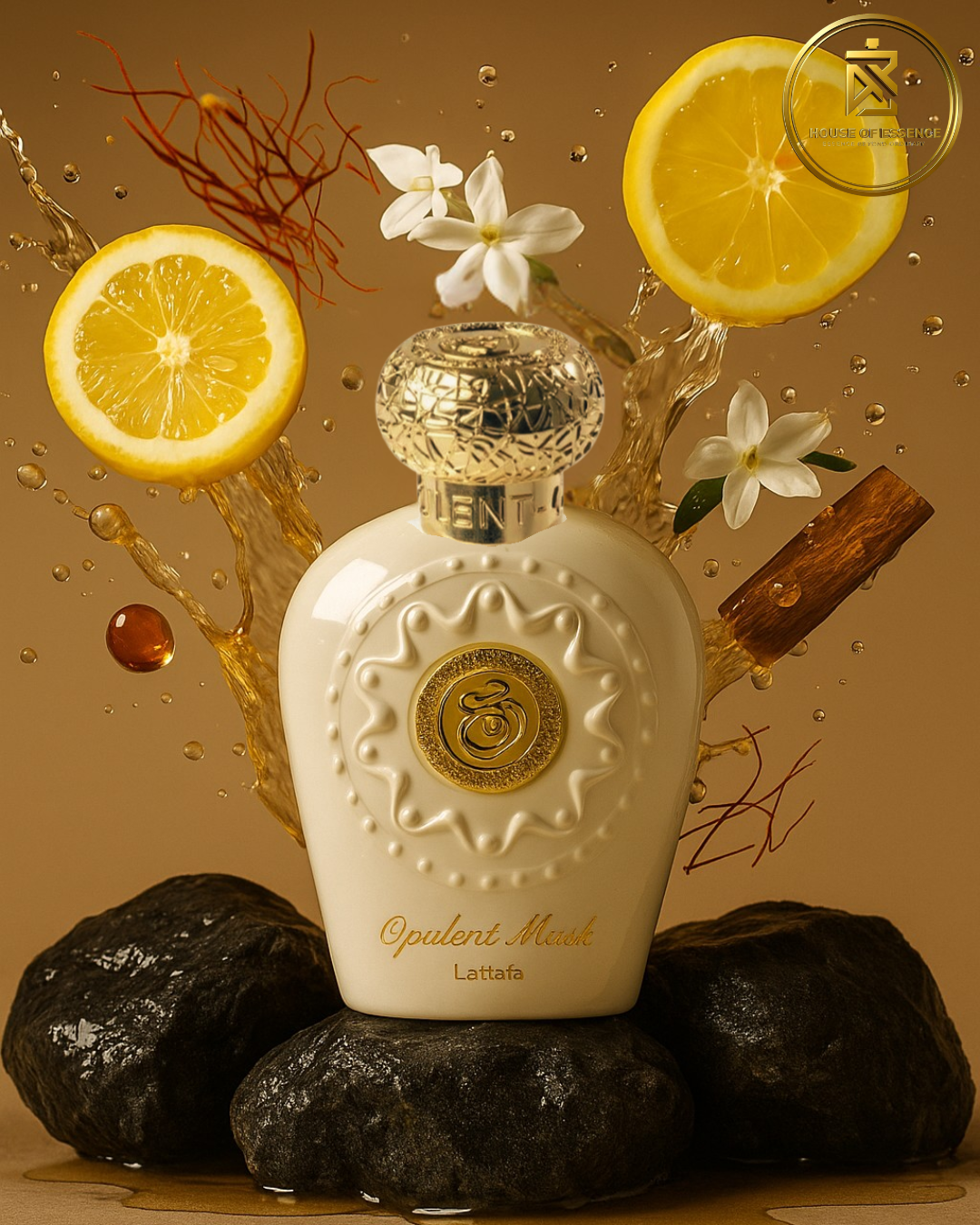 Lattafa Opulent Musk Eau de Parfum – 100% authentic unisex fragrance from House Of Essence, available in Sri Lanka