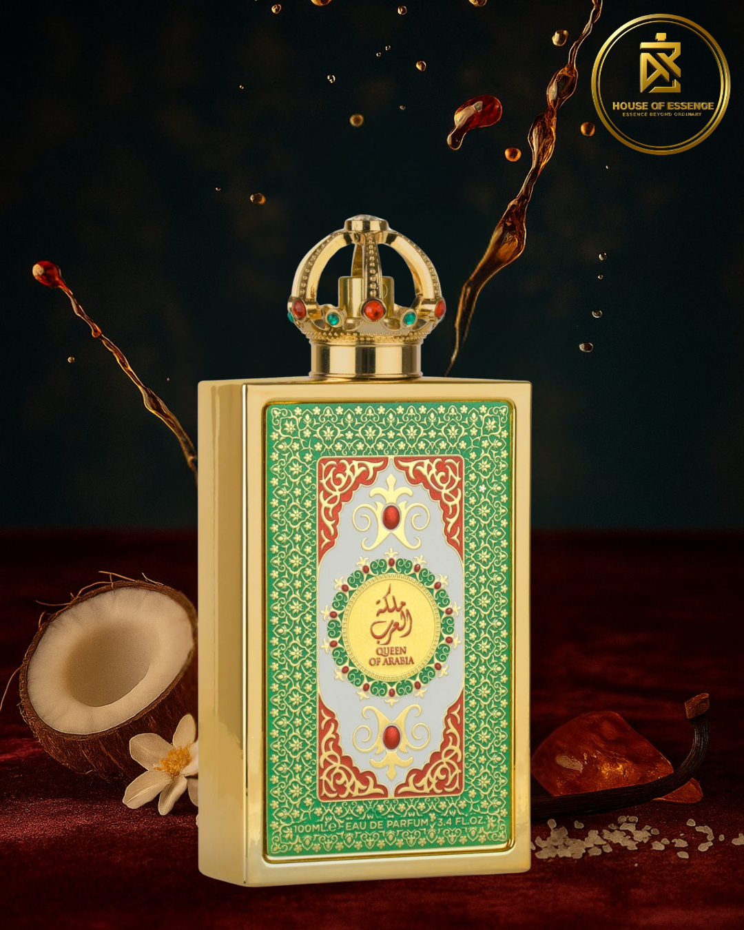 Lattafa Queen of Arabia Eau de Parfum – 100% authentic women’s fragrance from House Of Essence, available in Sri Lanka