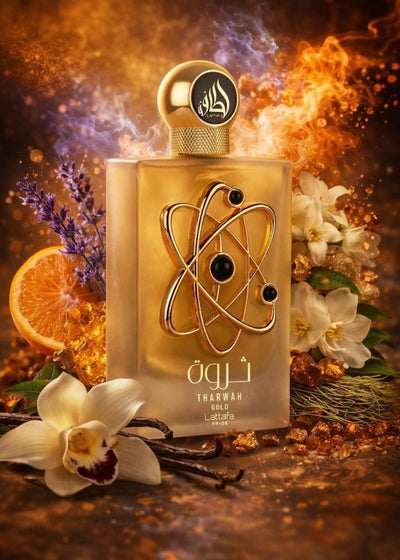 Lattafa Tharwah Gold EDP 100ML - House of Essence